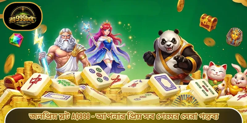 জনপ্রিয় স্লট AQ999 - আপনার প্রিয় সব গেমের সেরা গন্তব্য